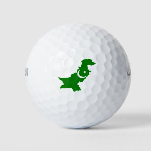Pakistan Map Golf Balls
