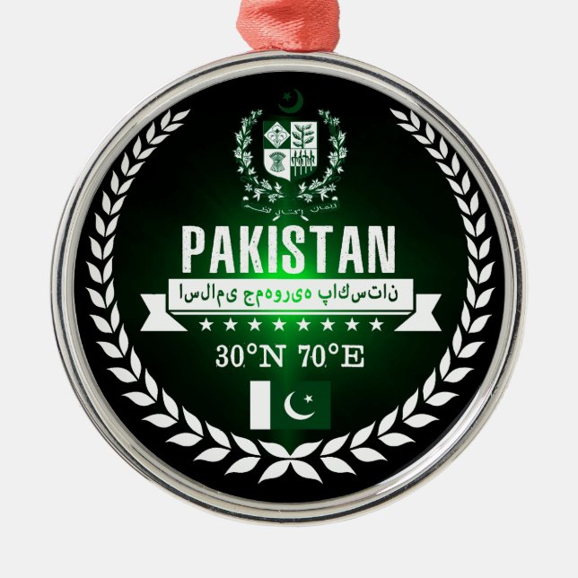 Pakistan Metal Ornament (Front)