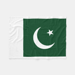 Pakistan National World Flag Fleece Blanket
