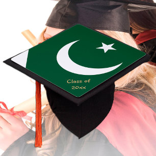 Pakistan & Pakistan Flag - Students / University Graduation Cap Topper