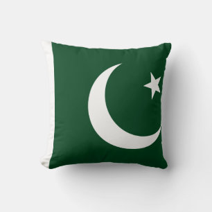 Pakistan (Pakistani) Flag Throw Pillow