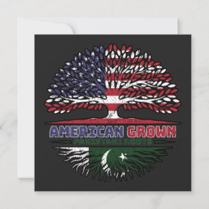 Pakistan Pakistani US American USA United States Card