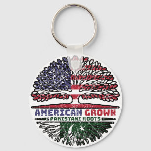 Pakistan Pakistani US American USA United States Keychain