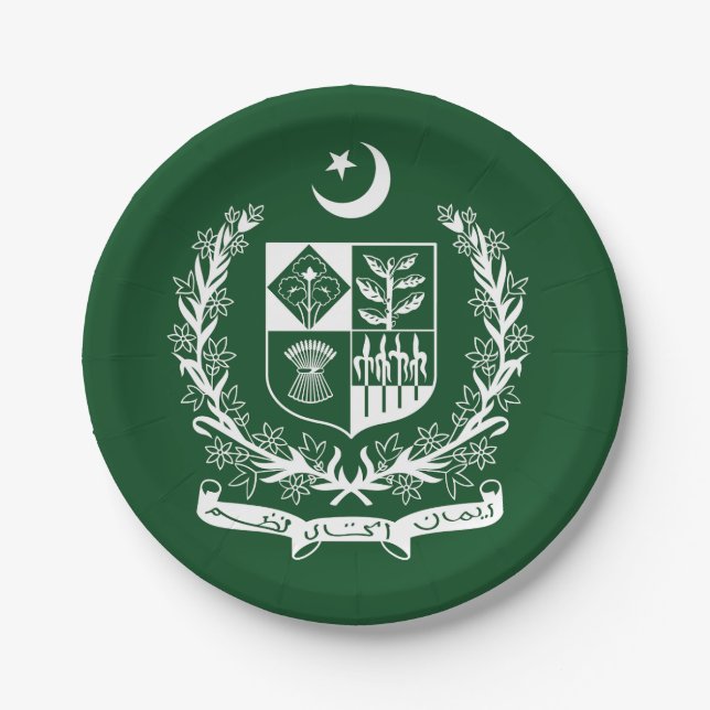 Pakistan Paper Plate (Front)