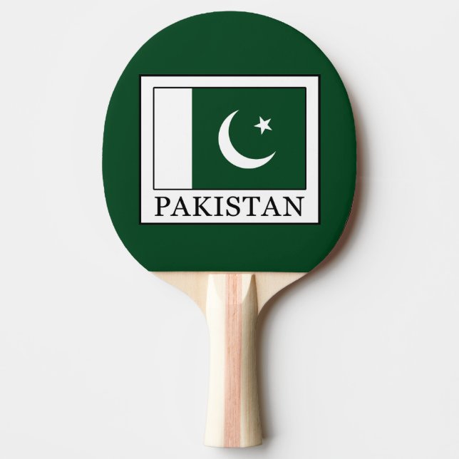 Pakistan Ping Pong Paddle (Front)
