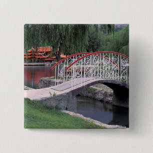 Pakistan, Skardu Region. Shangri La Lodge 2 Inch Square Button