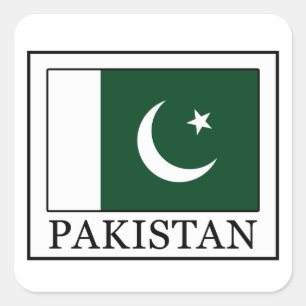 Pakistan Square Sticker