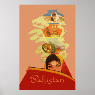Pakistan - Vintage Poster