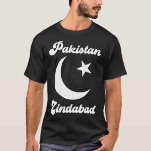 Pakistan Zindabad Dil Pakistani Heart Flag Proud R T-Shirt