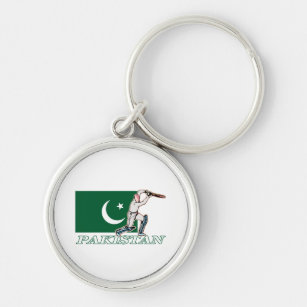 Pakistani Cricket Player Keychain