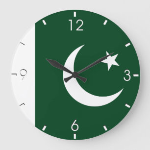 Pakistani Flag Clock