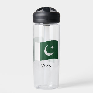 Pakistani Flag, Patriotic Pakistan Water Bottle