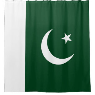 Pakistani Flag Shower Curtain