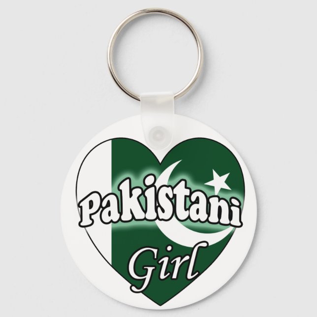 Pakistani Girl Keychain (Front)