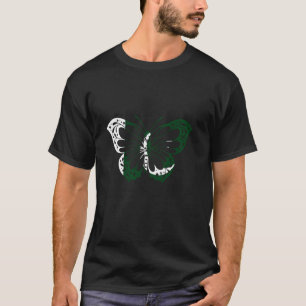 Pakistani Roots Butterfly Pakistan Flag Pakistani T-Shirt