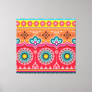 Pakistani Truck Art: Colorful Canvas Print