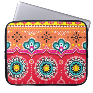 Pakistani Truck Art: Colourful Laptop Sleeve