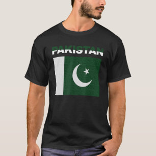 Pakistani Vintage Flag Pakistan  Pakistani Pride T-Shirt