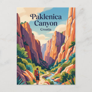 Paklenica Canyon Croatia Postcard