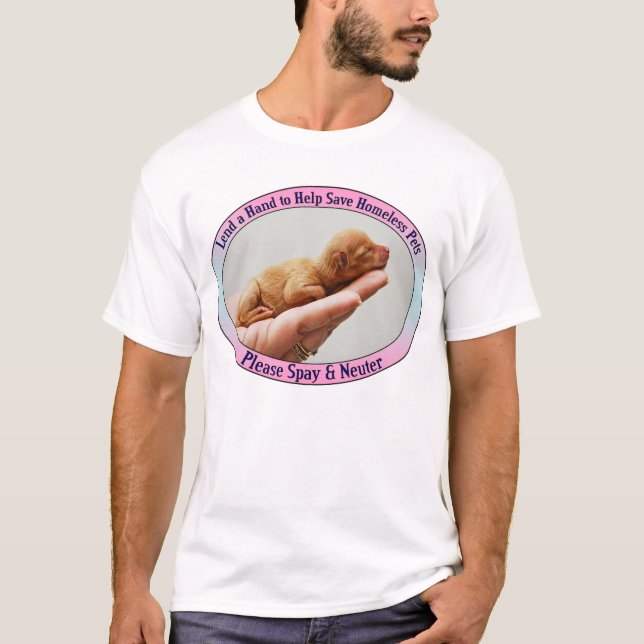 PAL Puppy in Hand T-Shirt (Front)