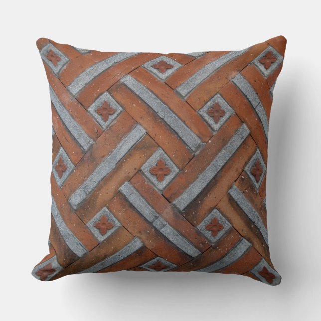 Palace Brick Wall Pillow (Front)