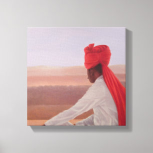 Palace Guard Jaipur Canvas Print