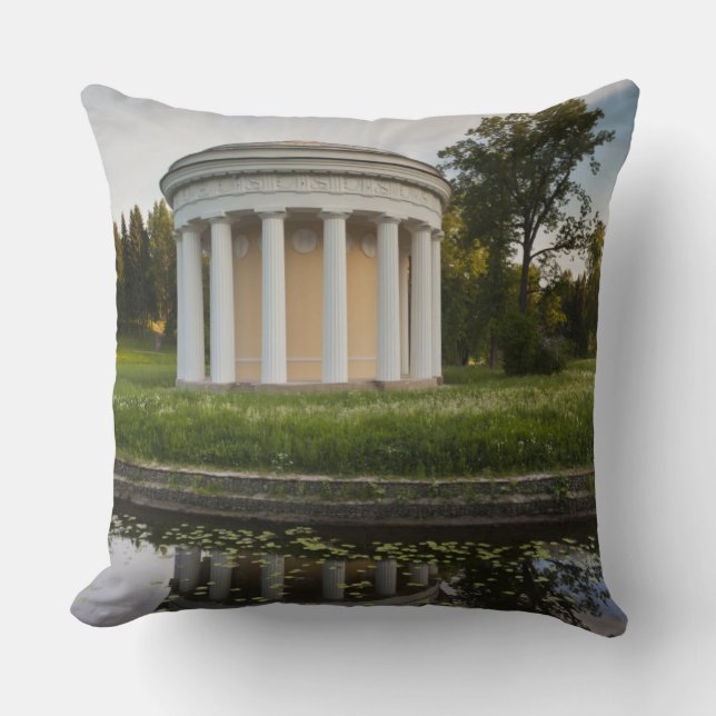 Palace of Czar Paul I, Temple of Friendship Throw Pillow (Front)