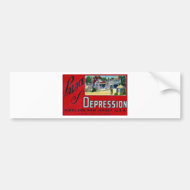Palace of Depression Bumper Sticker (Front)