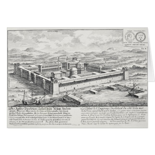 Palace of Diocletian (245-313), Split, Yugoslavia, (Front Horizontal)