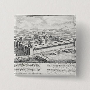 Palace of Diocletian (245-313), Split, Yugoslavia, 2 Inch Square Button