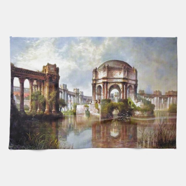 Palace of Fine Arts San Francisco Kitchen Towel (Horizontal)
