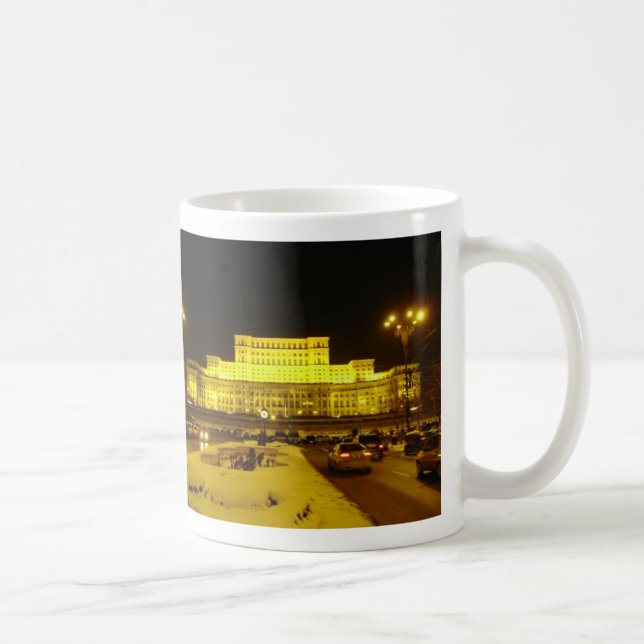 Palace of Parliament, Bucharest, Romania Coffee Mug (Right)
