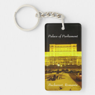 Palace of Parliament, Bucharest, Romania Keychain