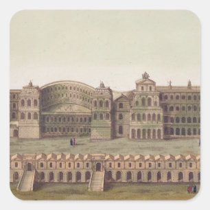 Palace of the Caesars, Rome, from 'Le Costume Anci Square Sticker