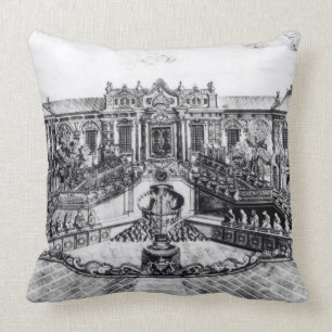 Palace of the Calm of the Sea and the Water Clock, Throw Pillow