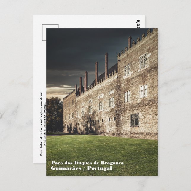 Palace of the Duques of Braganza Postcard (Front/Back)