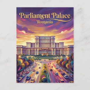 Palace of the Parliament Romania Postcard