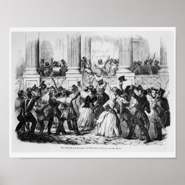 Palace of the Princes of Prussia in Berlin Poster (Front)