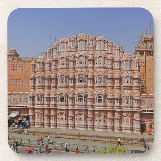 Palace of the Winds (Hawa Mahal), Jaipur, India, Coaster (Front)