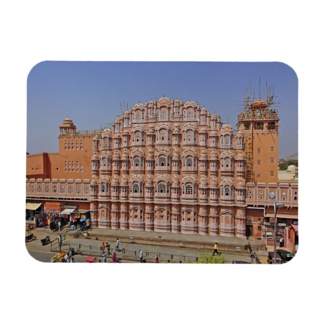 Palace of the Winds (Hawa Mahal), Jaipur, India, Magnet (Horizontal)