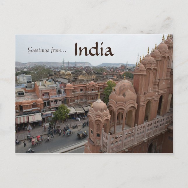 Palace of Winds Jaipur India Postcard (Front)