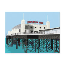 Palace Pier Brighton Postcard