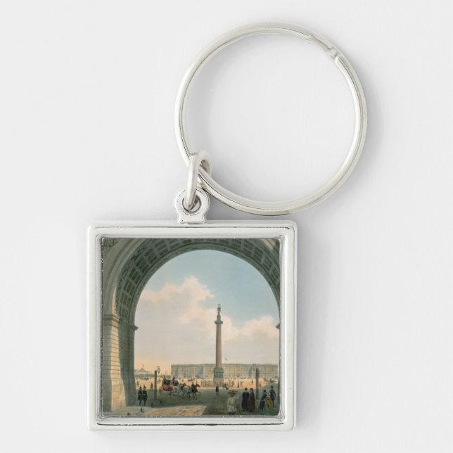 Palace Square, View from the Arch of the Army Keychain (Front)