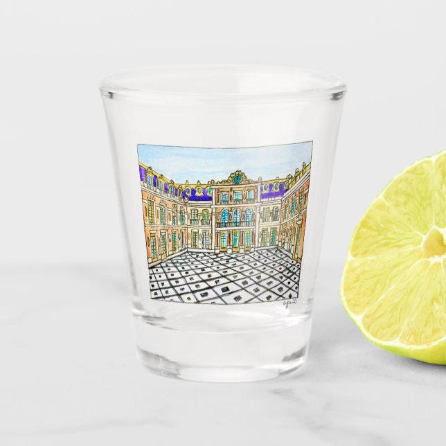 Palace Versailles,France Shot Glass (Front)