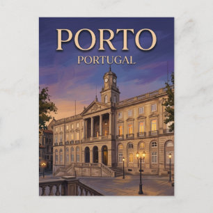 Palácio da Bolsa, Porto Portugal Postcard
