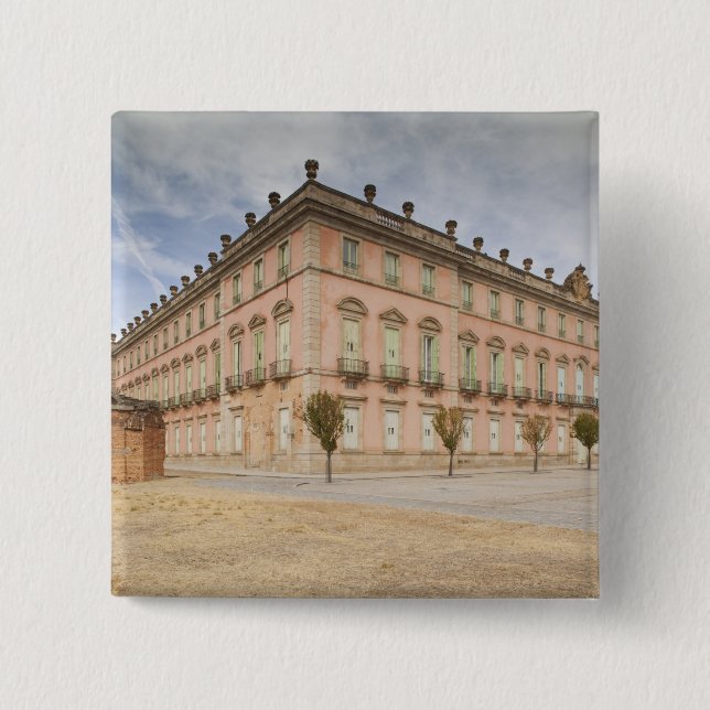 Palacio Real de Riofrio 2 Inch Square Button (Front)