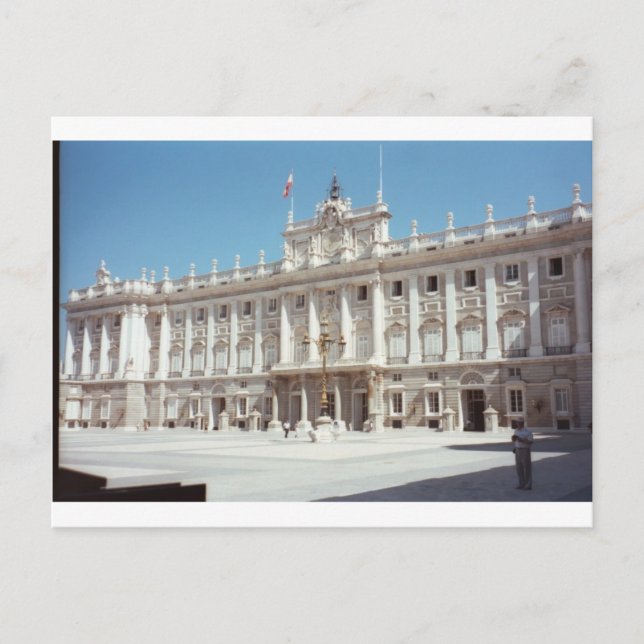 Palacio Real, Madrid Postcard (Front)