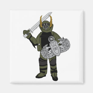 Paladin Bomb Suit Magnet