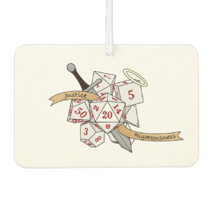 Paladin Dice Design Air Freshener