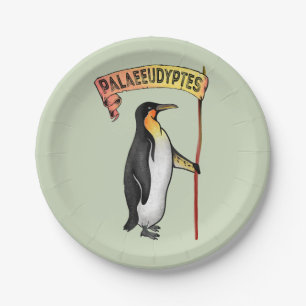 Palaeeudyptes Extinct Penguin Paper Plate